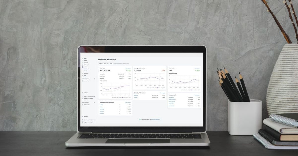 ecommerce store dashboard