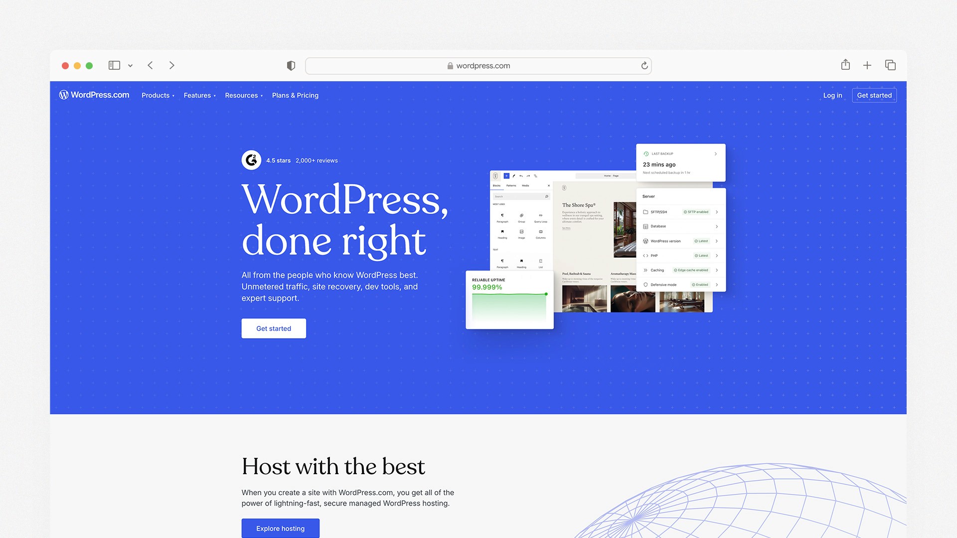 WordPress with Bluehost — Best for SEO and Long-Term Control