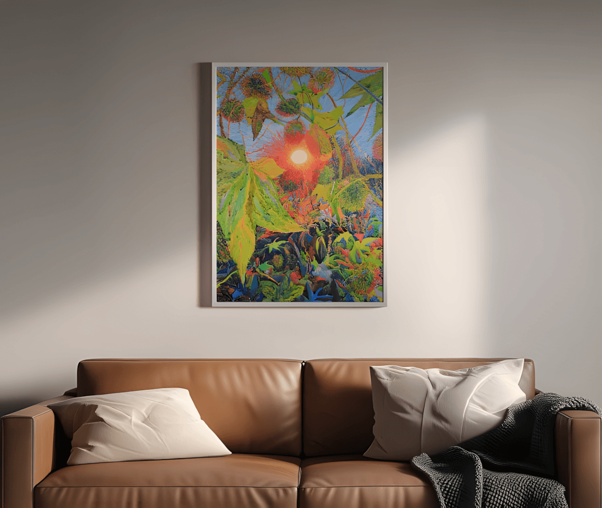premium art poster and canvas prints, with originals available, from QART , of the artwork " Wild Cucumber "