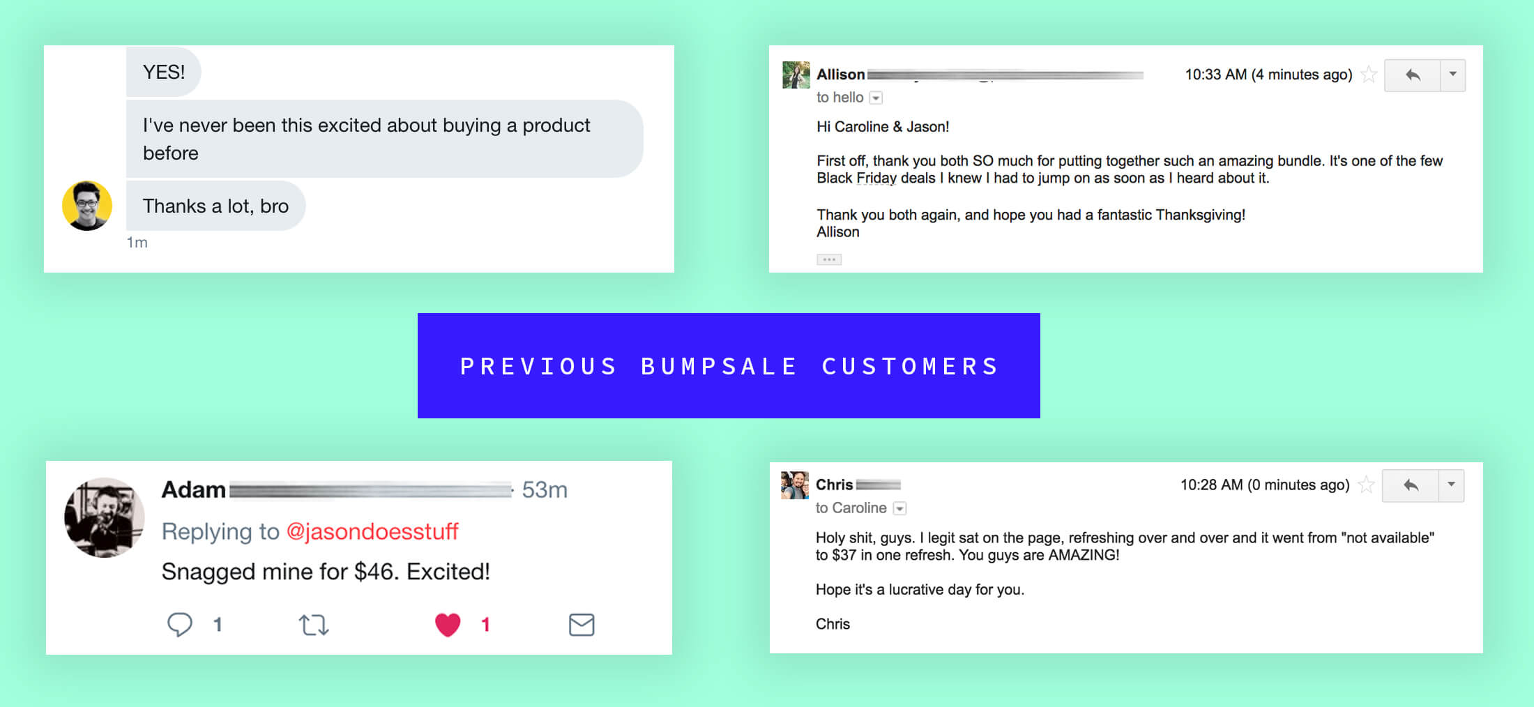 Bumpsale Customers