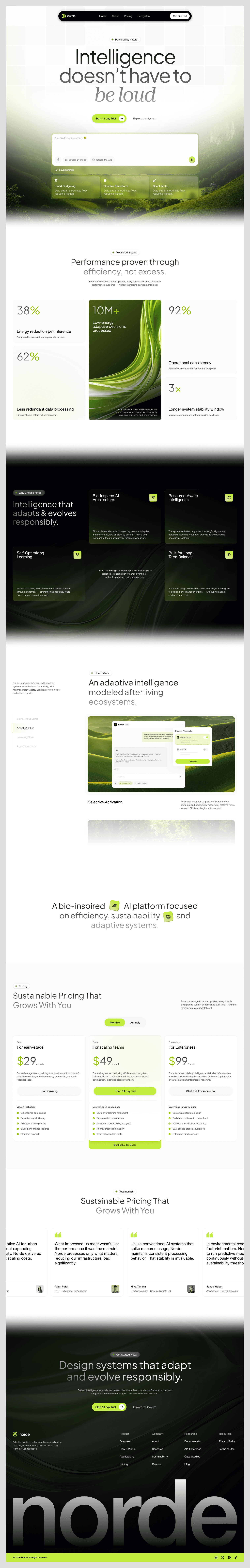 AI 平台网站设计