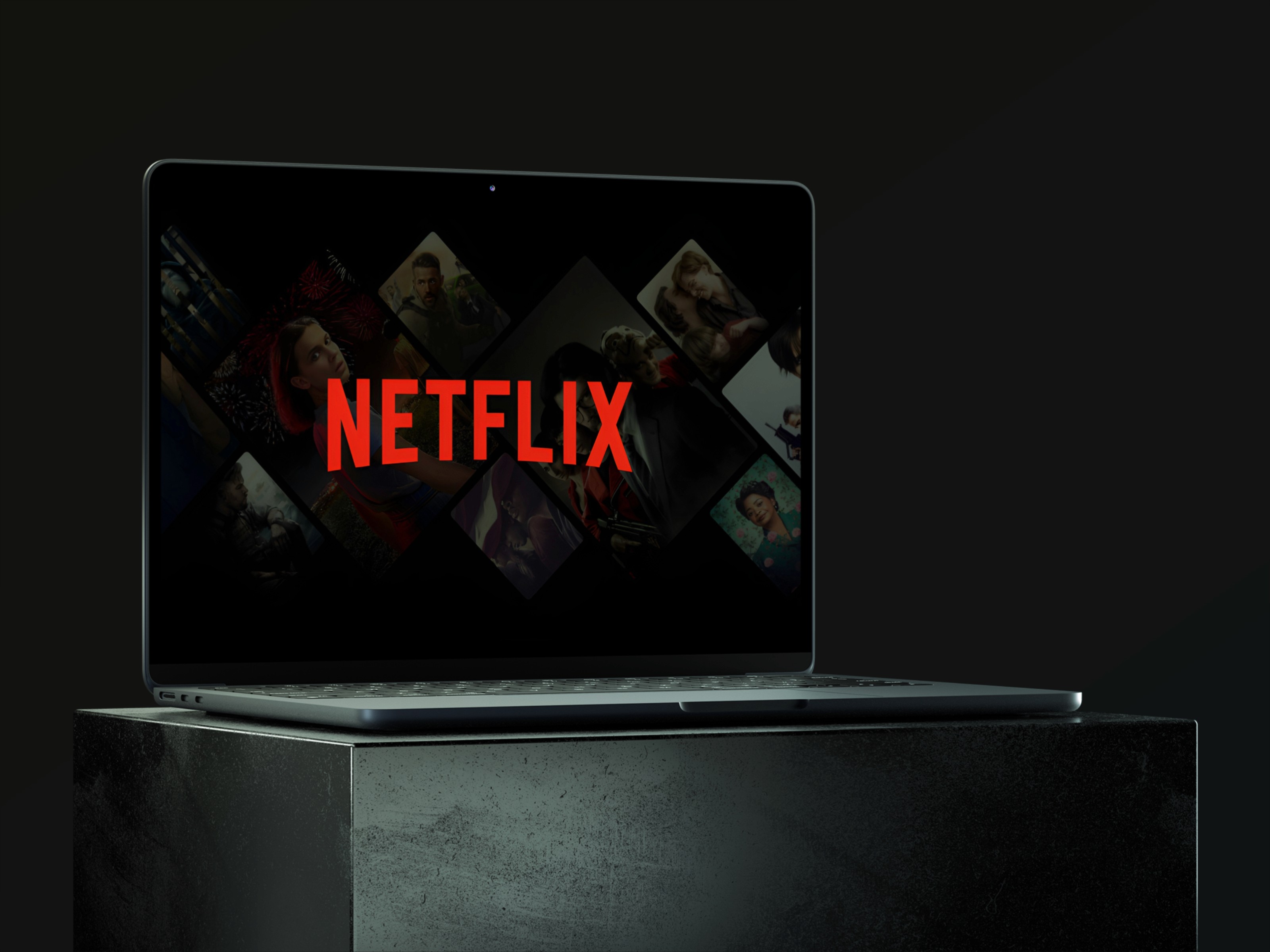 Project showcase laptop mockup