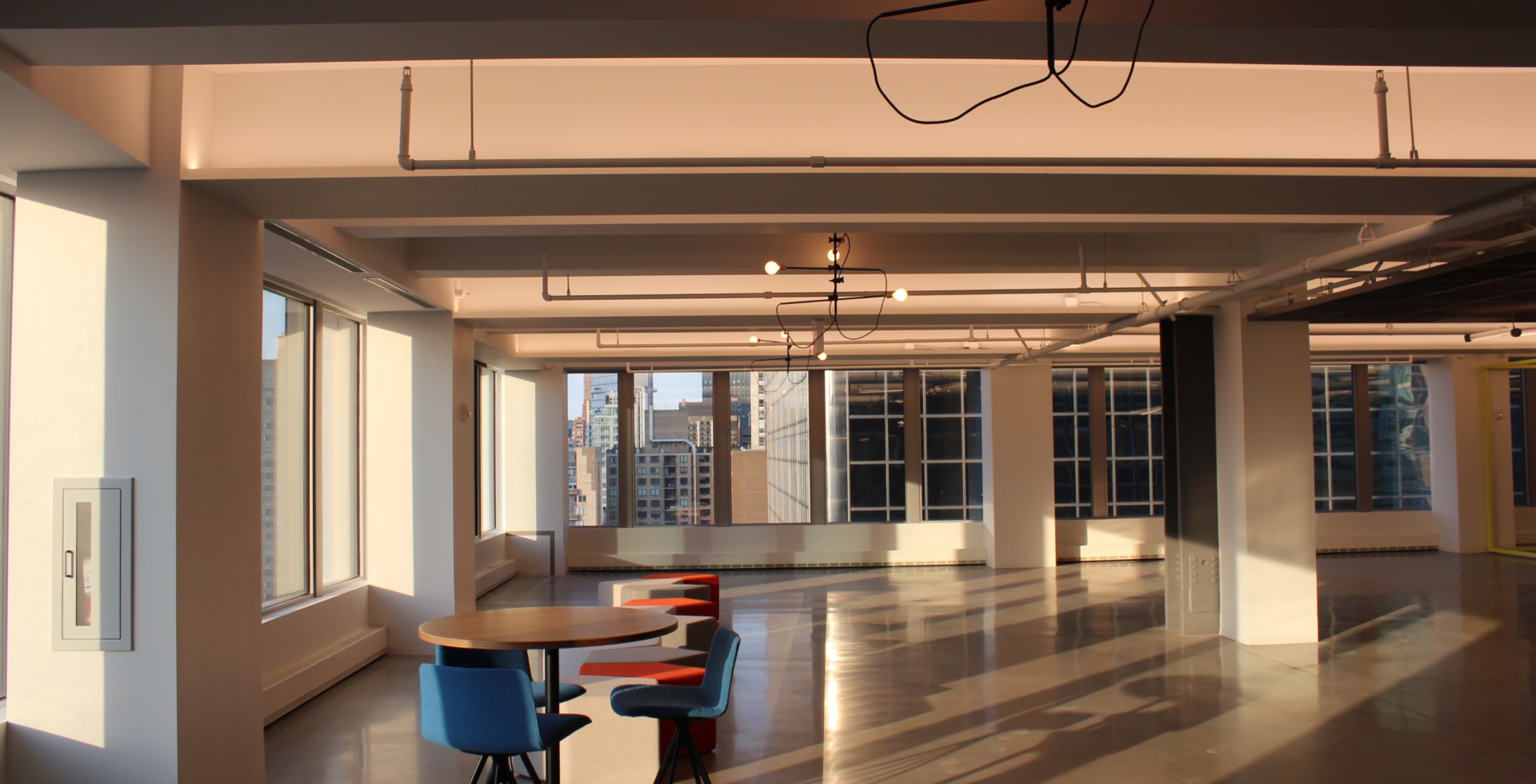 An interior of an office