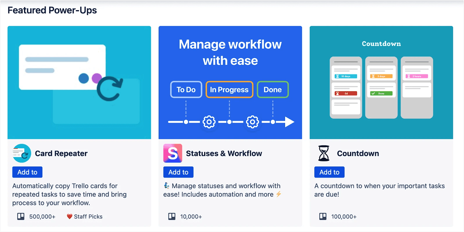 Trello workflow
