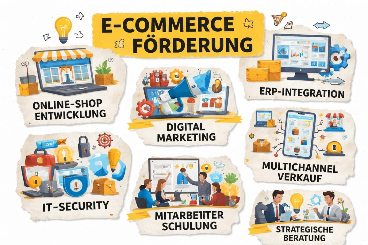 E-Commerce Förderbereiche