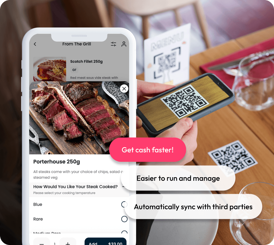 cloud based pos system integration with qr code for restaurant system