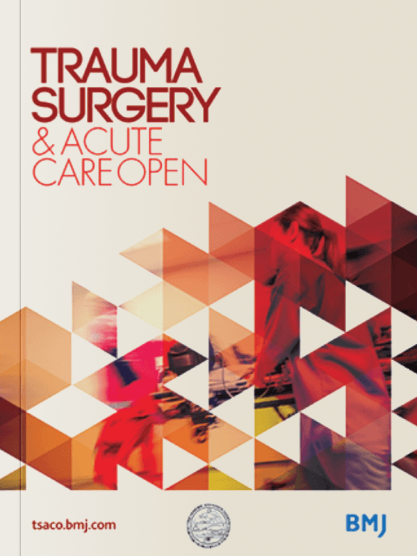 Trauma surgery and acute care open journal cover