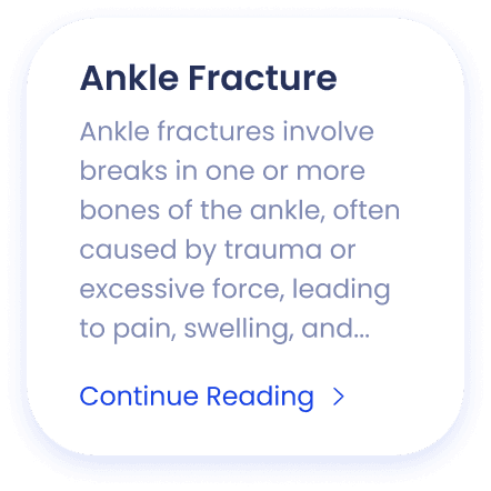 Ankle Fractures and a small description regarding the overview, symptoms, and treatment