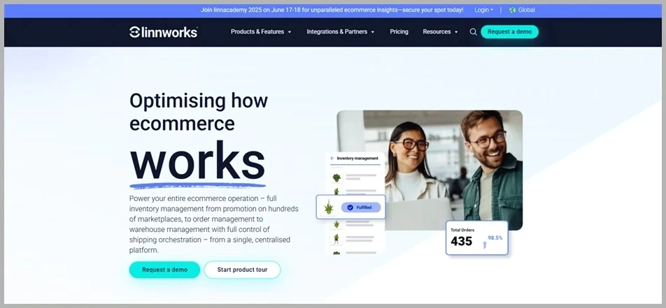 Linnworks inventory management tool homepage @@ Linnworks inventory management tool homepage