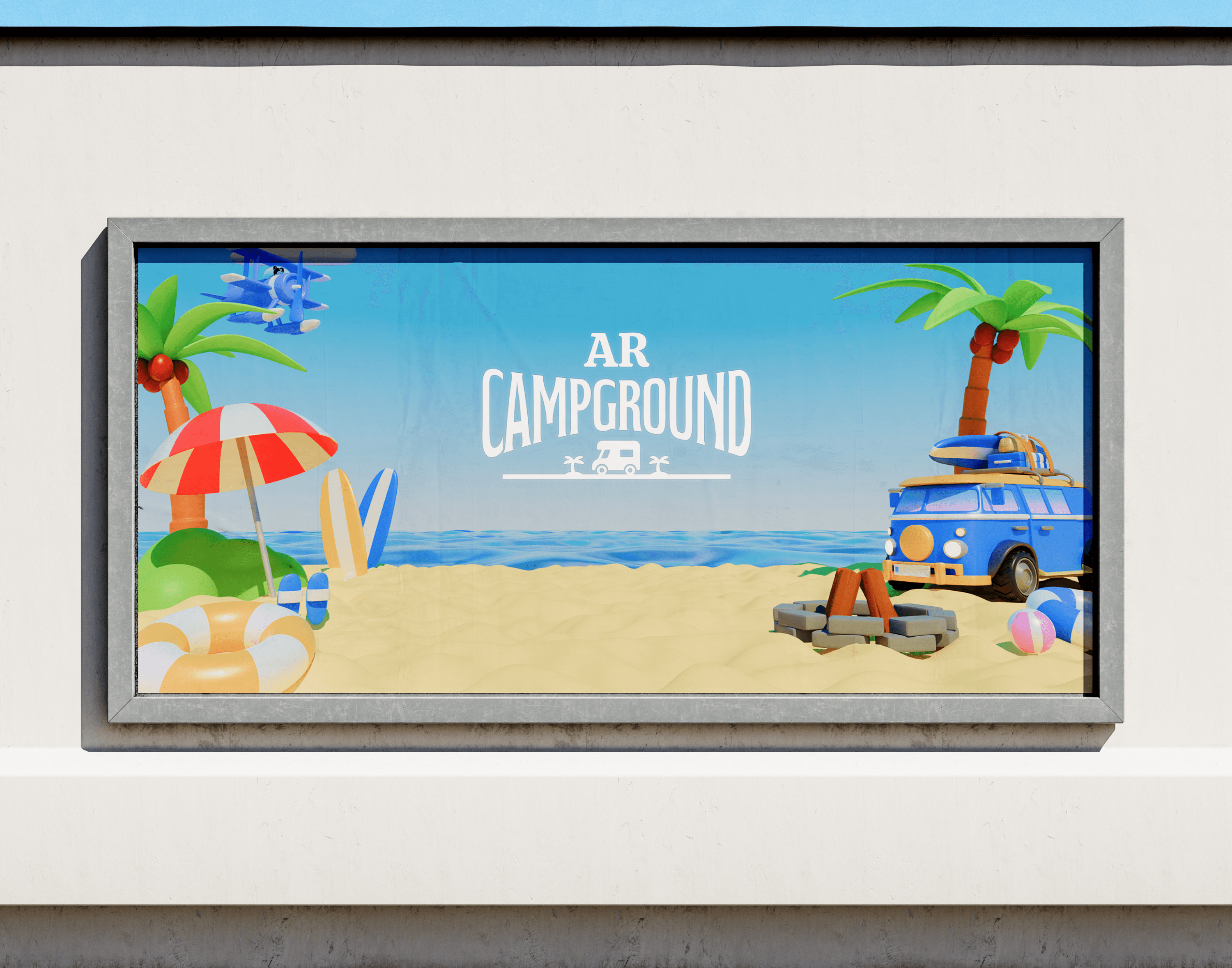 Editorial magazine design standing upright with oversized typography and clean layout