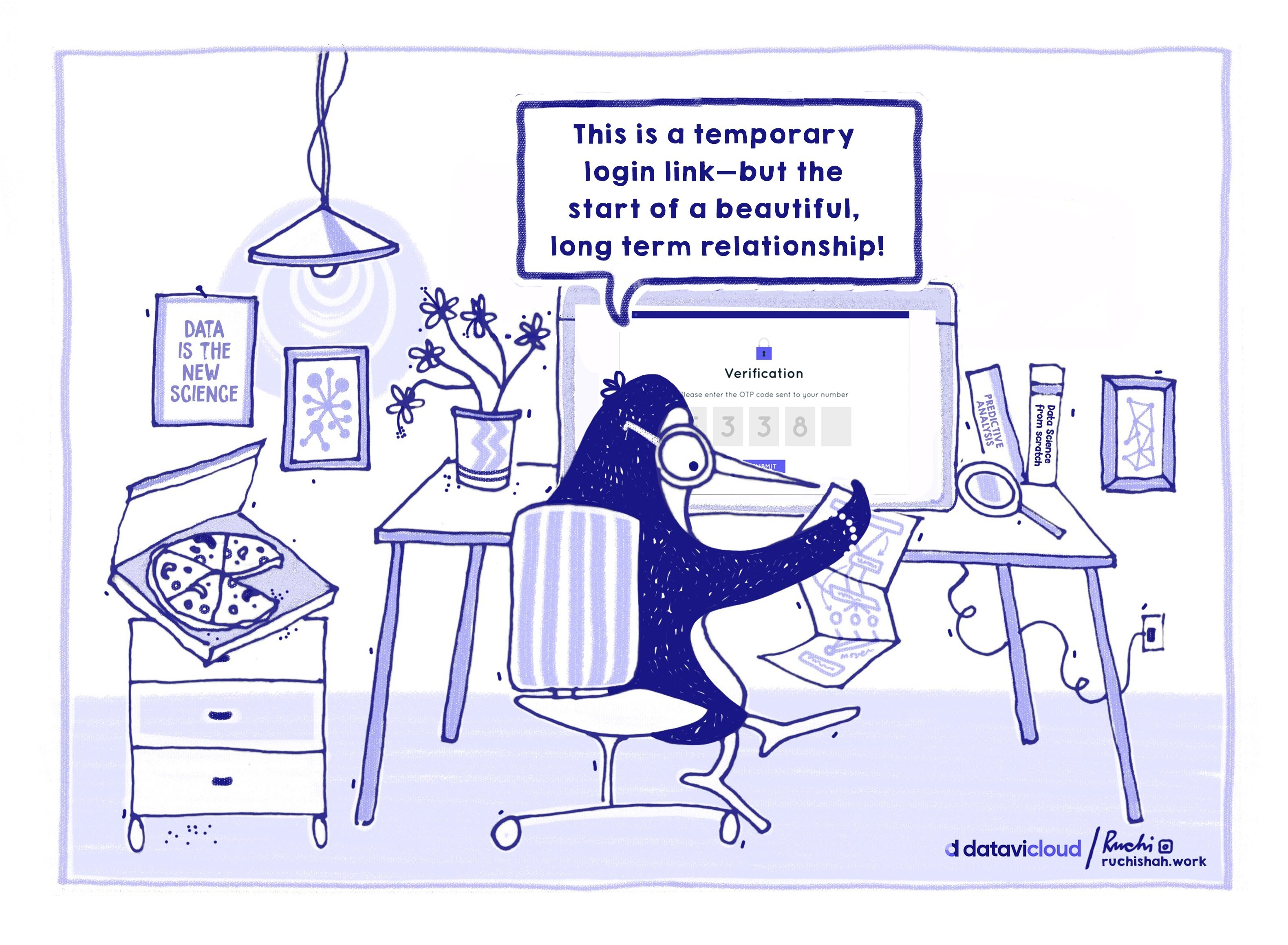 A satirical comic showing two penguins watching a nostalgic television screen that says "Gone With The Wind". One penguin asks, "What happened to our DEI program?" while the other explains that the budget was shifted to buy more AI tools. The comic is titled "Corporate DEI Efforts: Now Streaming, But Only for Nostalgia"