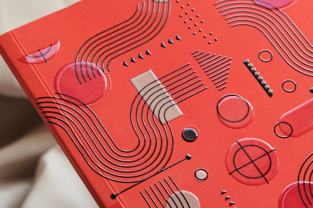 Notebooks, planners, corporate merch, souvenir products, uv dtf stickers for Stationery brand produced with uv dtf printing.