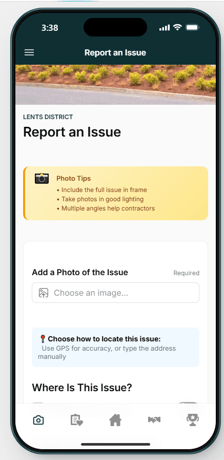 mobile app where a reciept is sorted