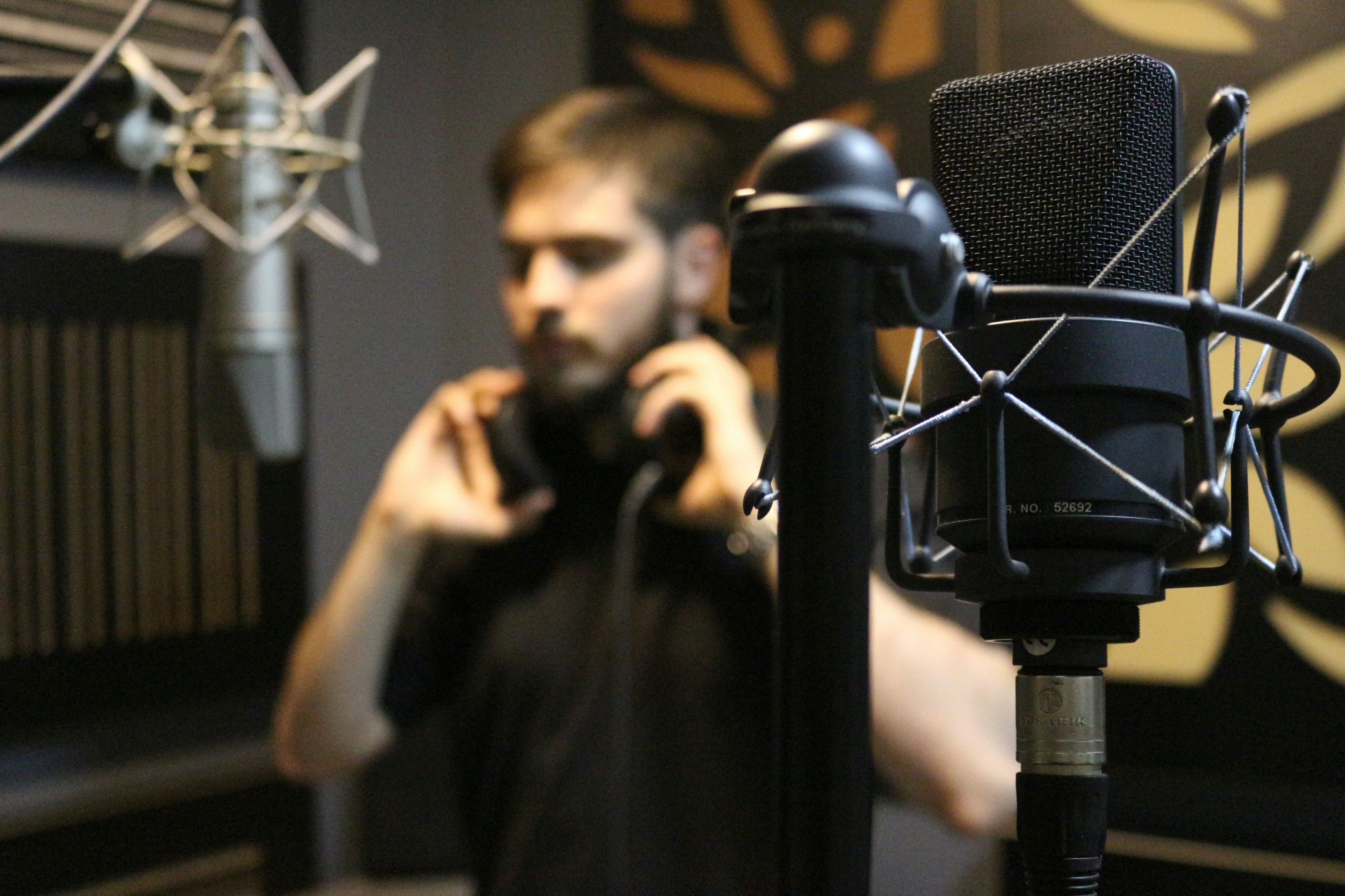 Person Standing in Music Studio - Music stages