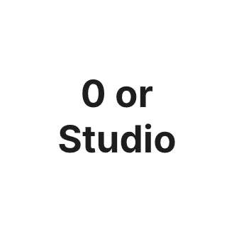 0 or Studio