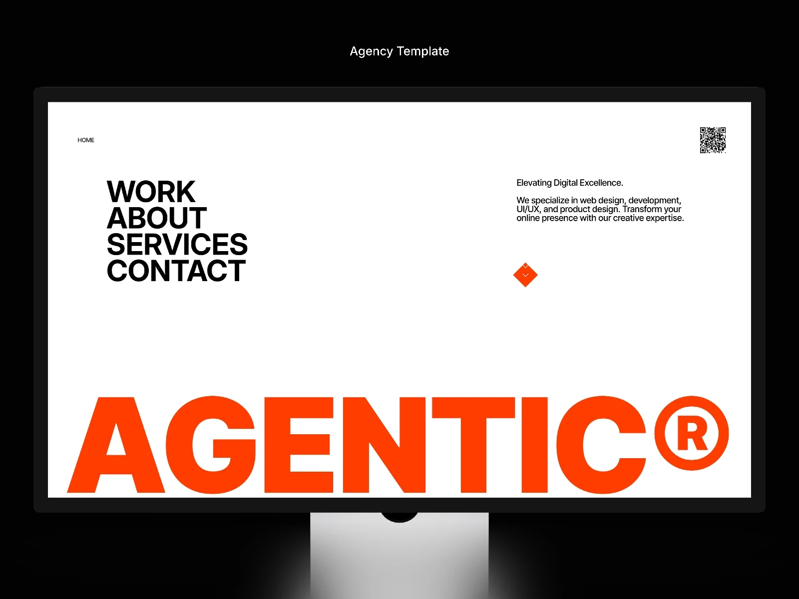 Agentic Framer template