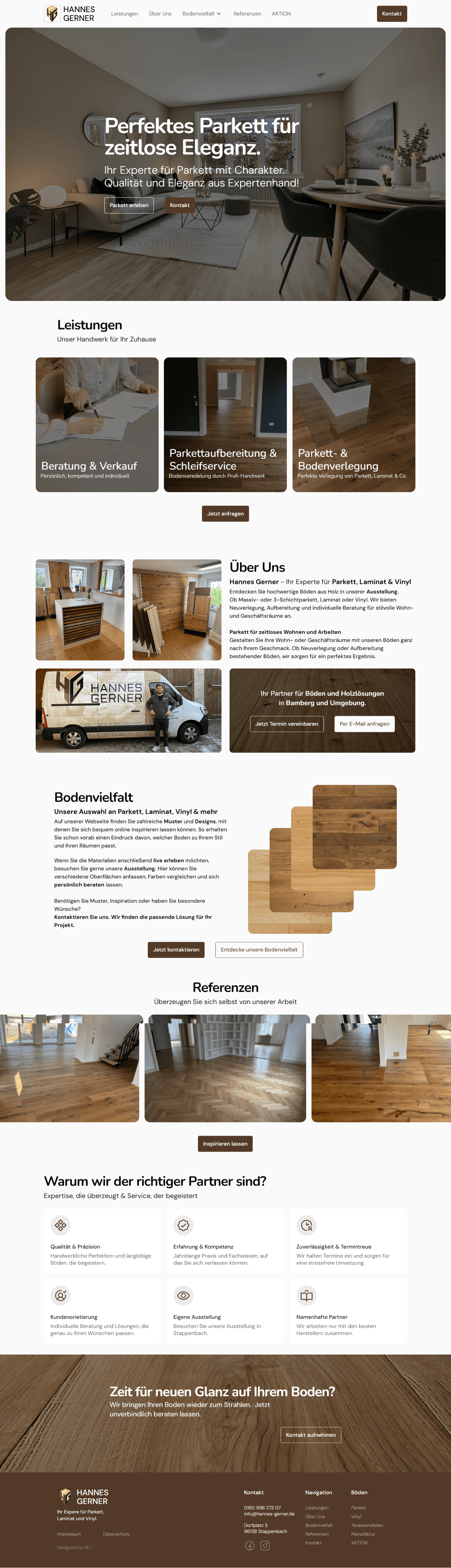 Webseite von Hannes Gerner