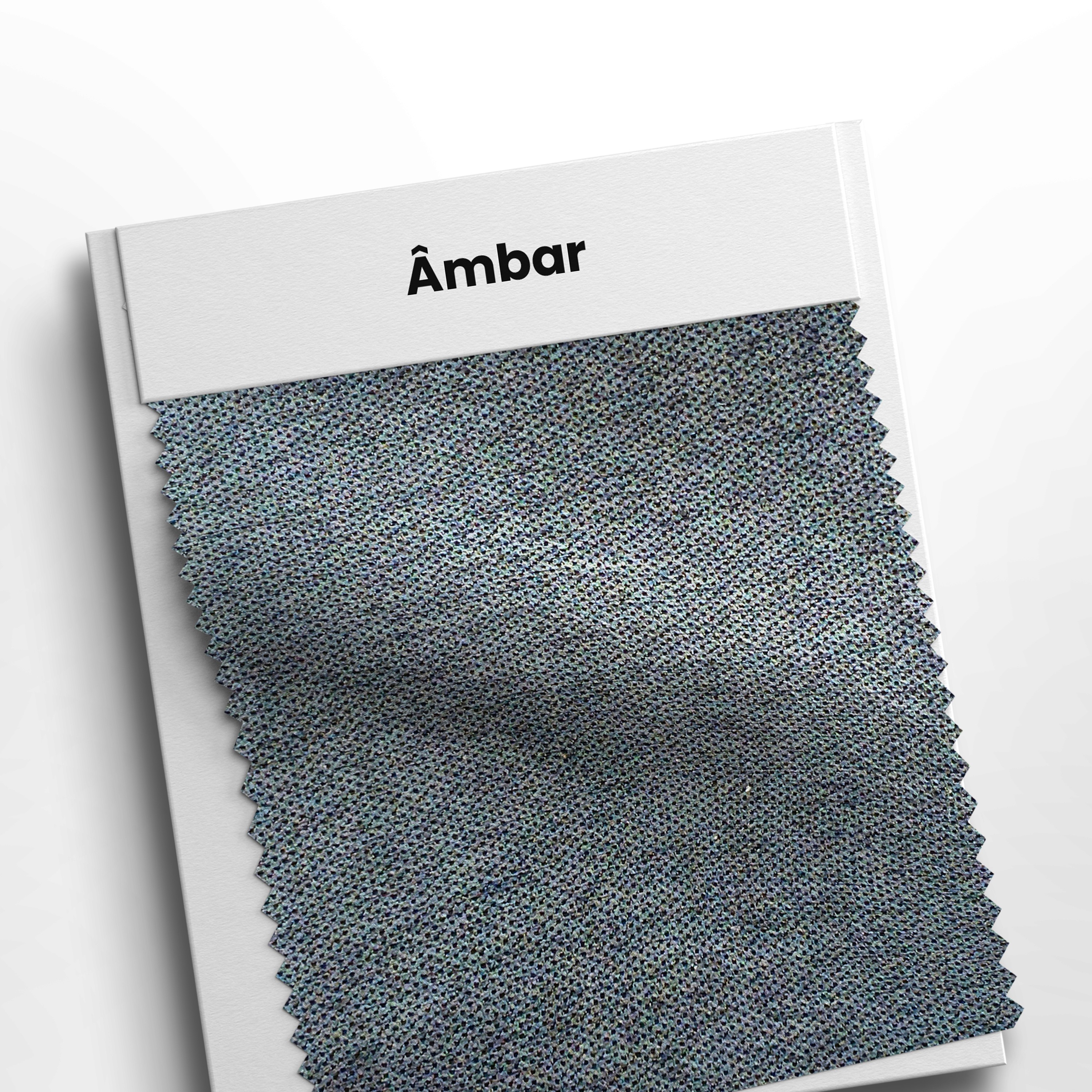 mostruário com tecido âmbar cor 40