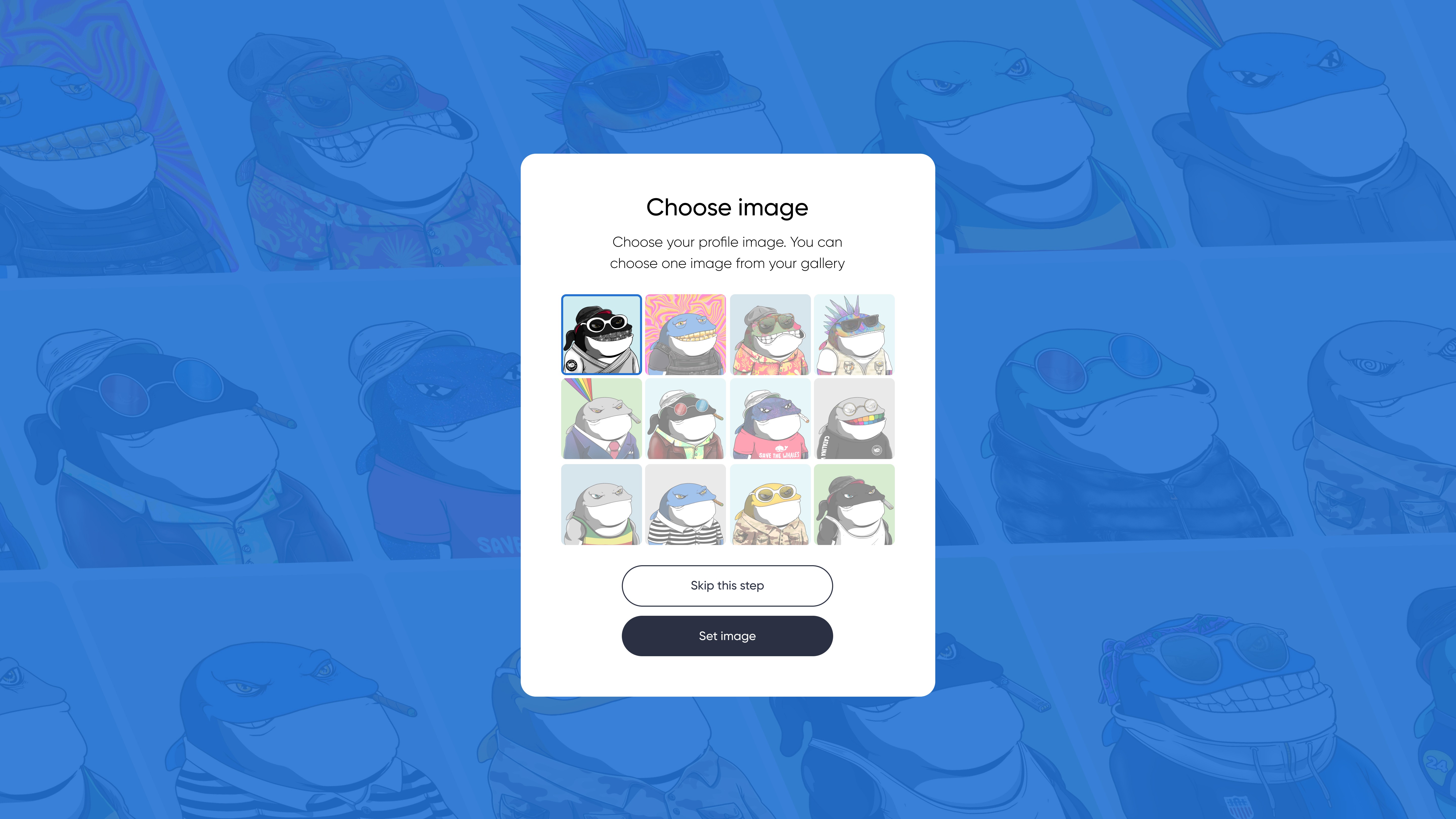 Mobile UI of The Portal – Responsive Web3 Experience for NFT Users