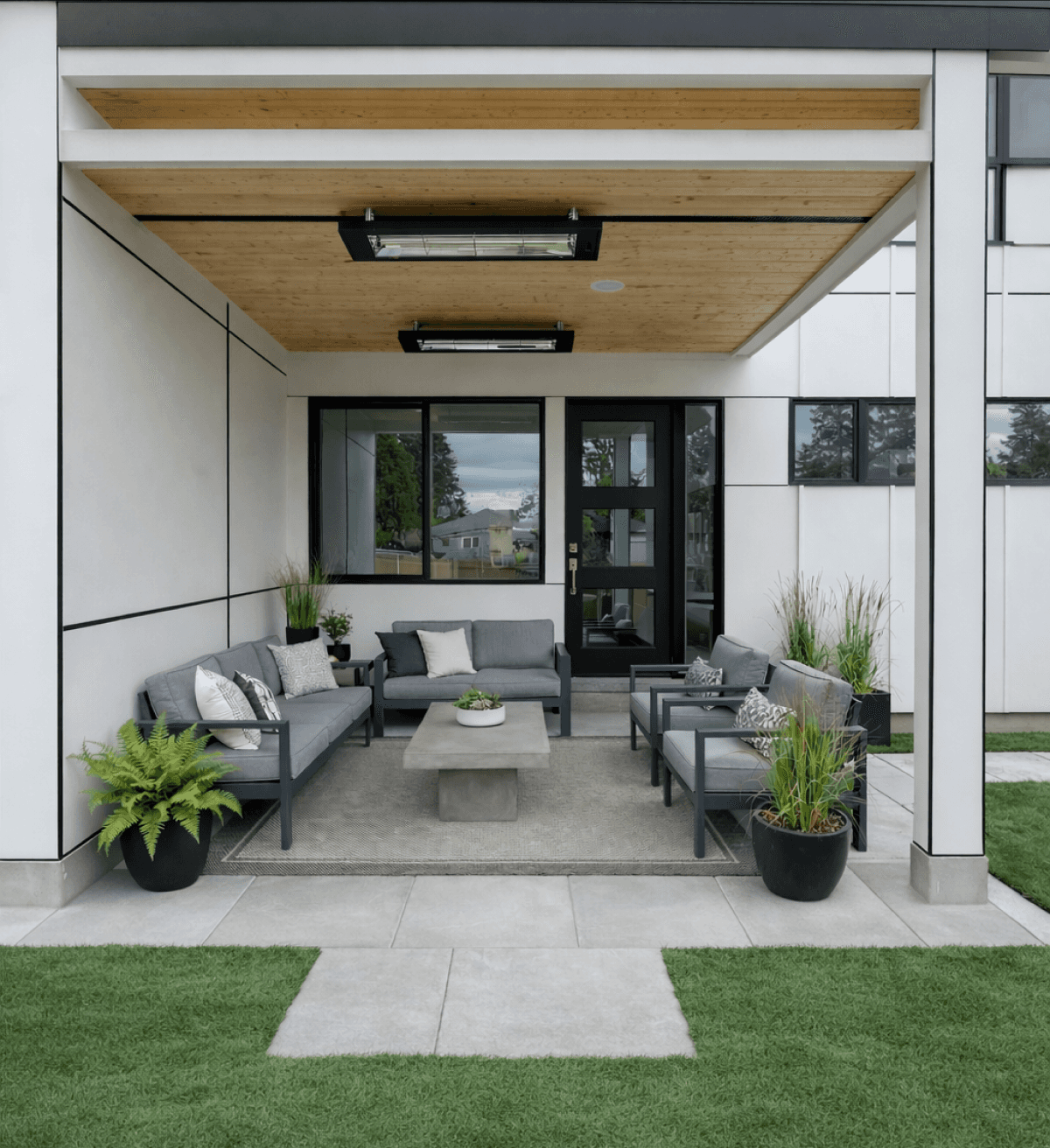 Winsor Townhomes private backyard outdoor space Bothell new construction