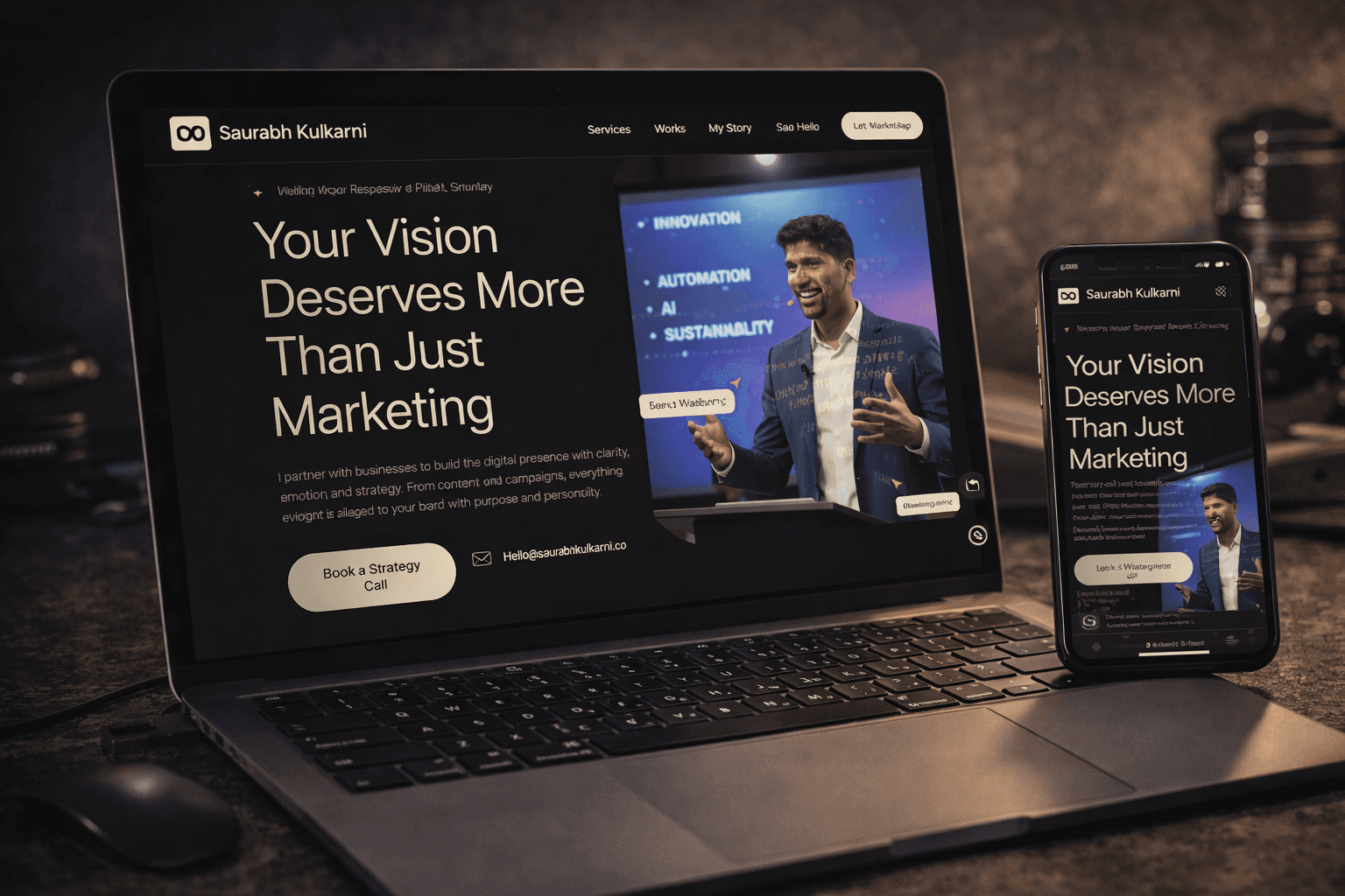  premium personal branding website