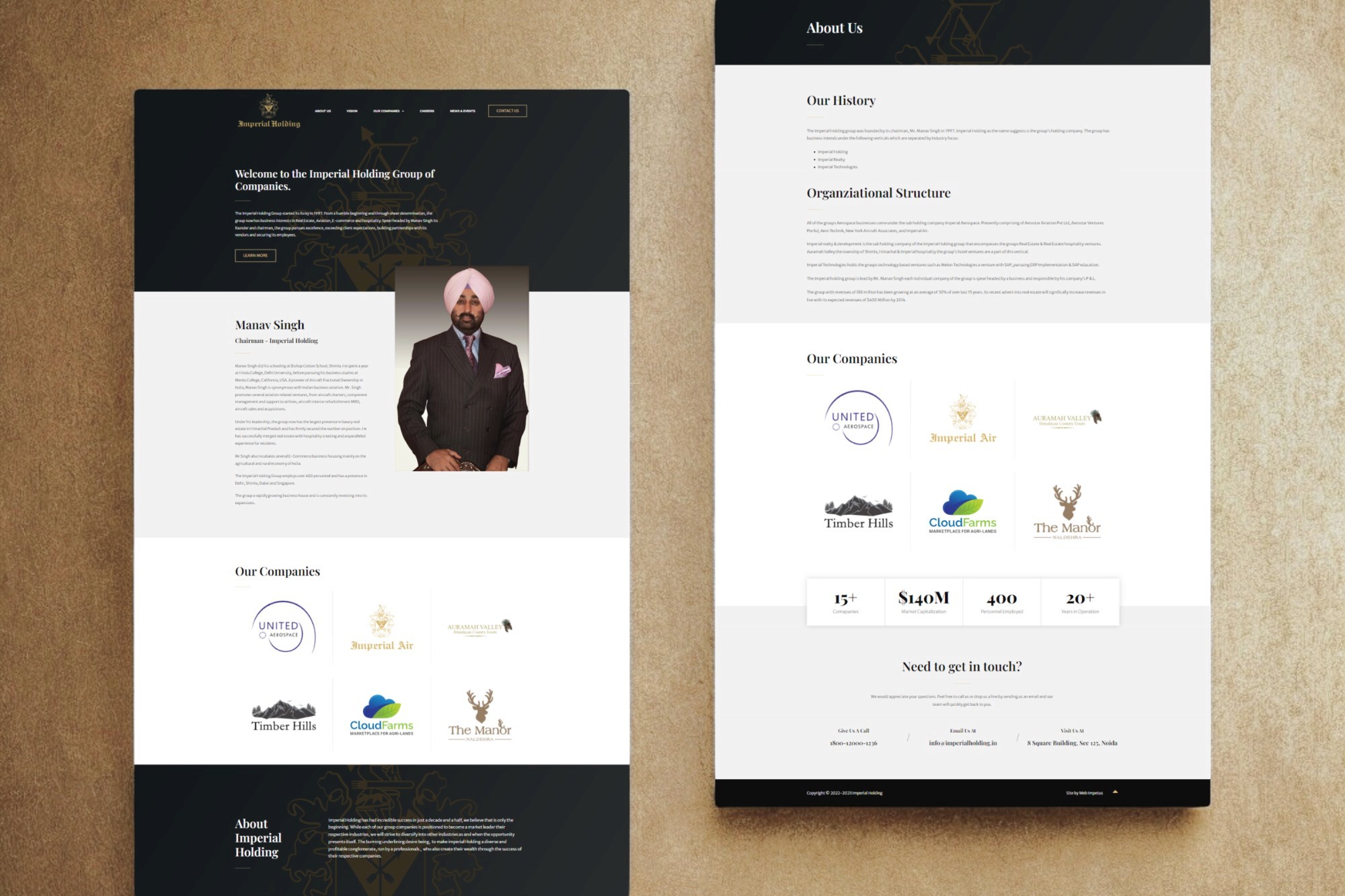 Imperial Holding By Web Impetus - Wordpress Infosite Development