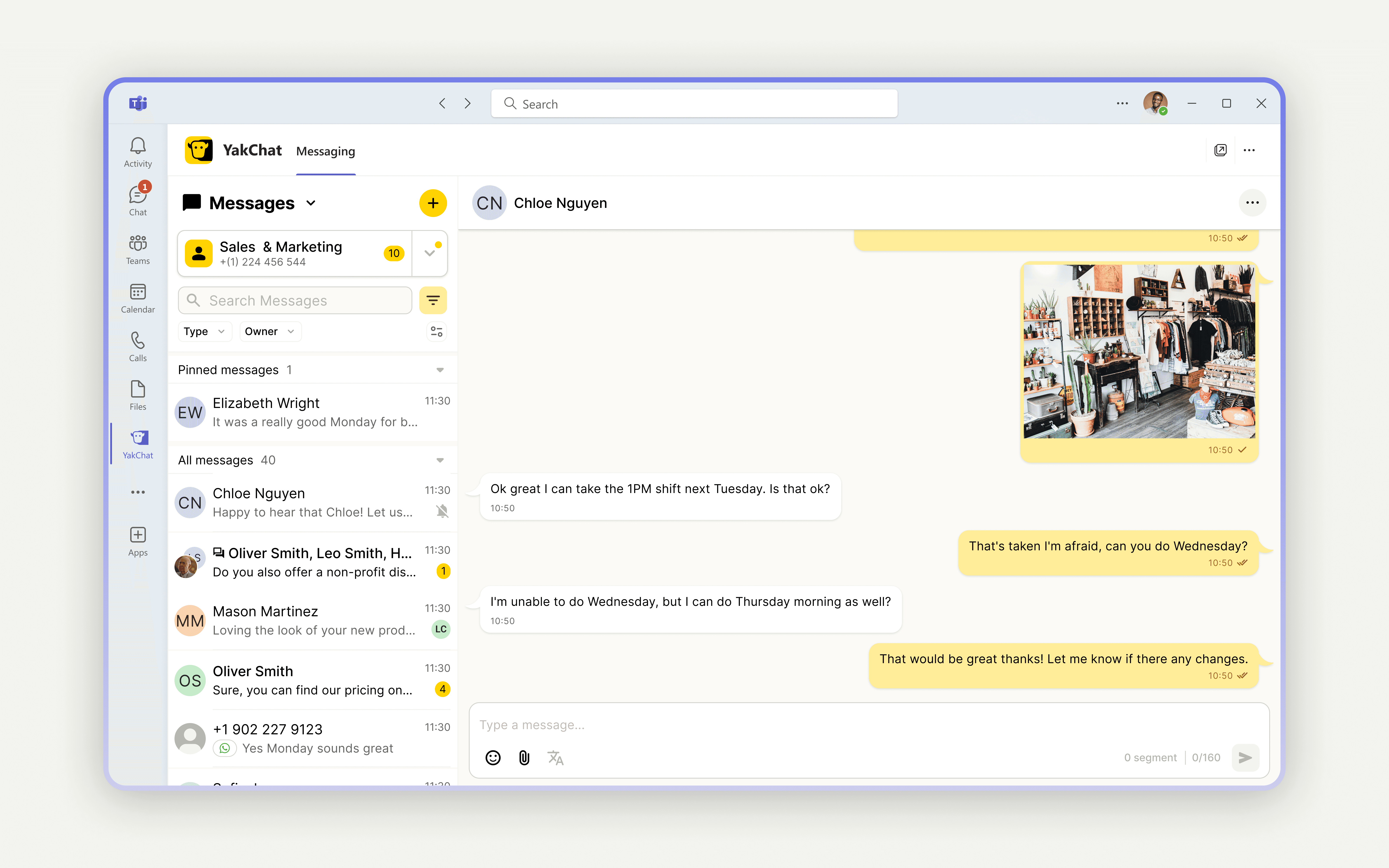 Yakchat inbox first roll out