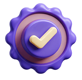 A vibrant, glossy purple 3D abstract shape with swirling, wavy surfaces, resembling a twisted, smooth sculpture, floating against a plain backdrop.