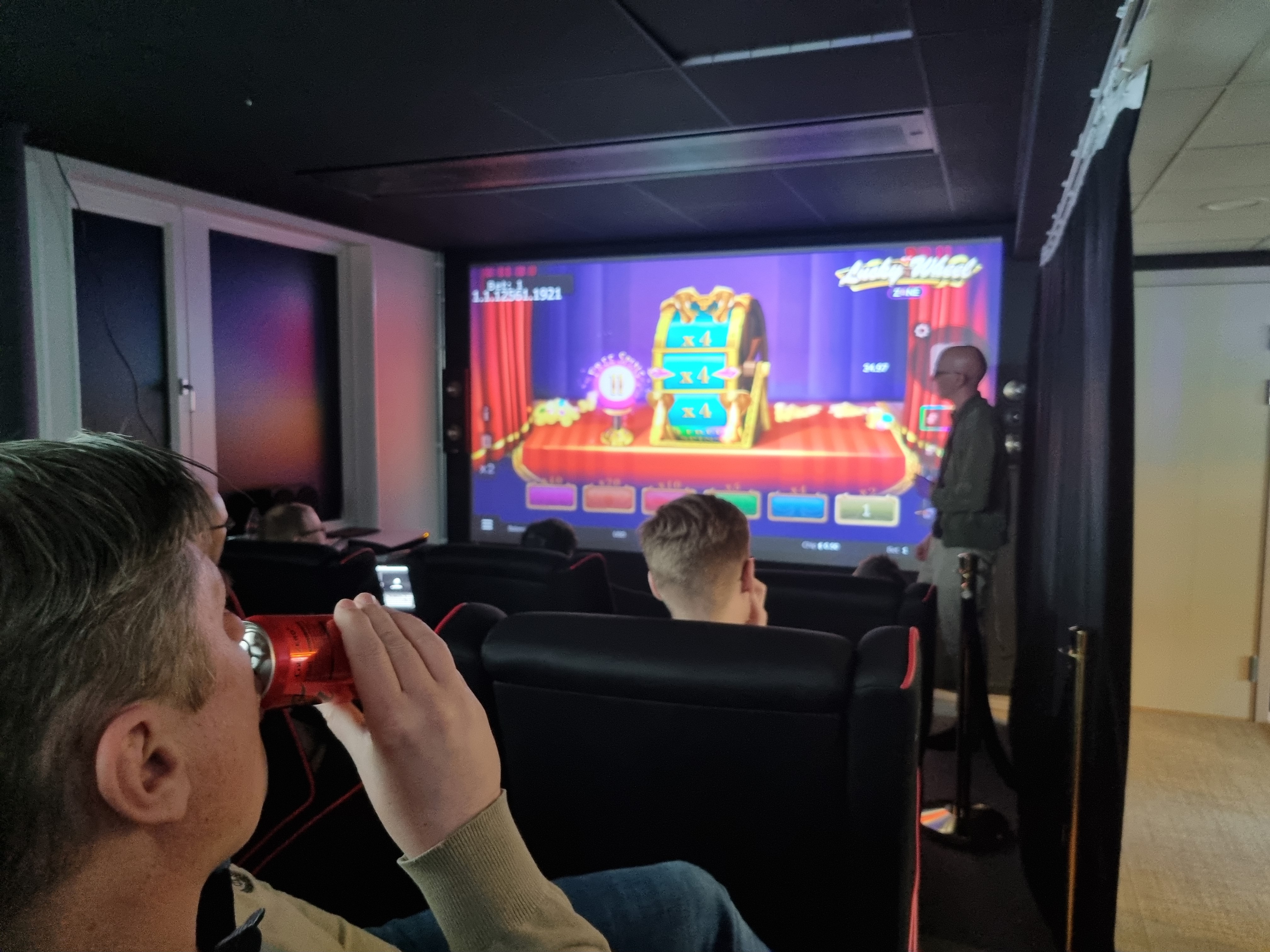 a casino room filled with lots of slot machines