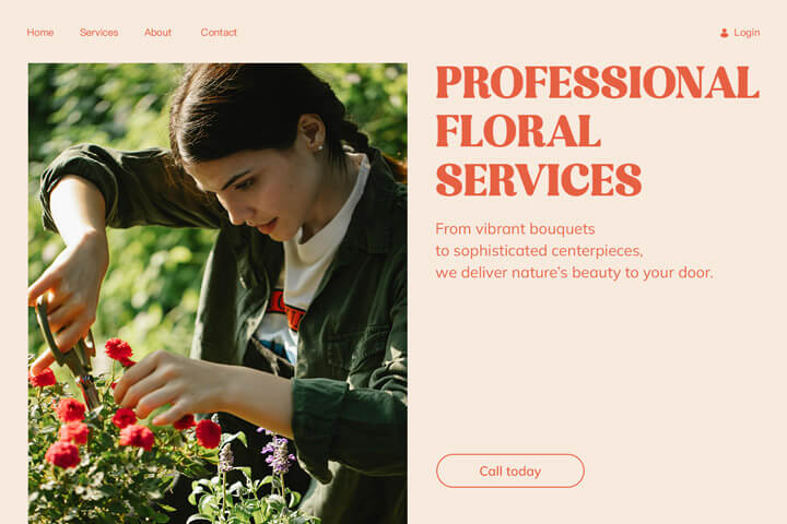 floral services website