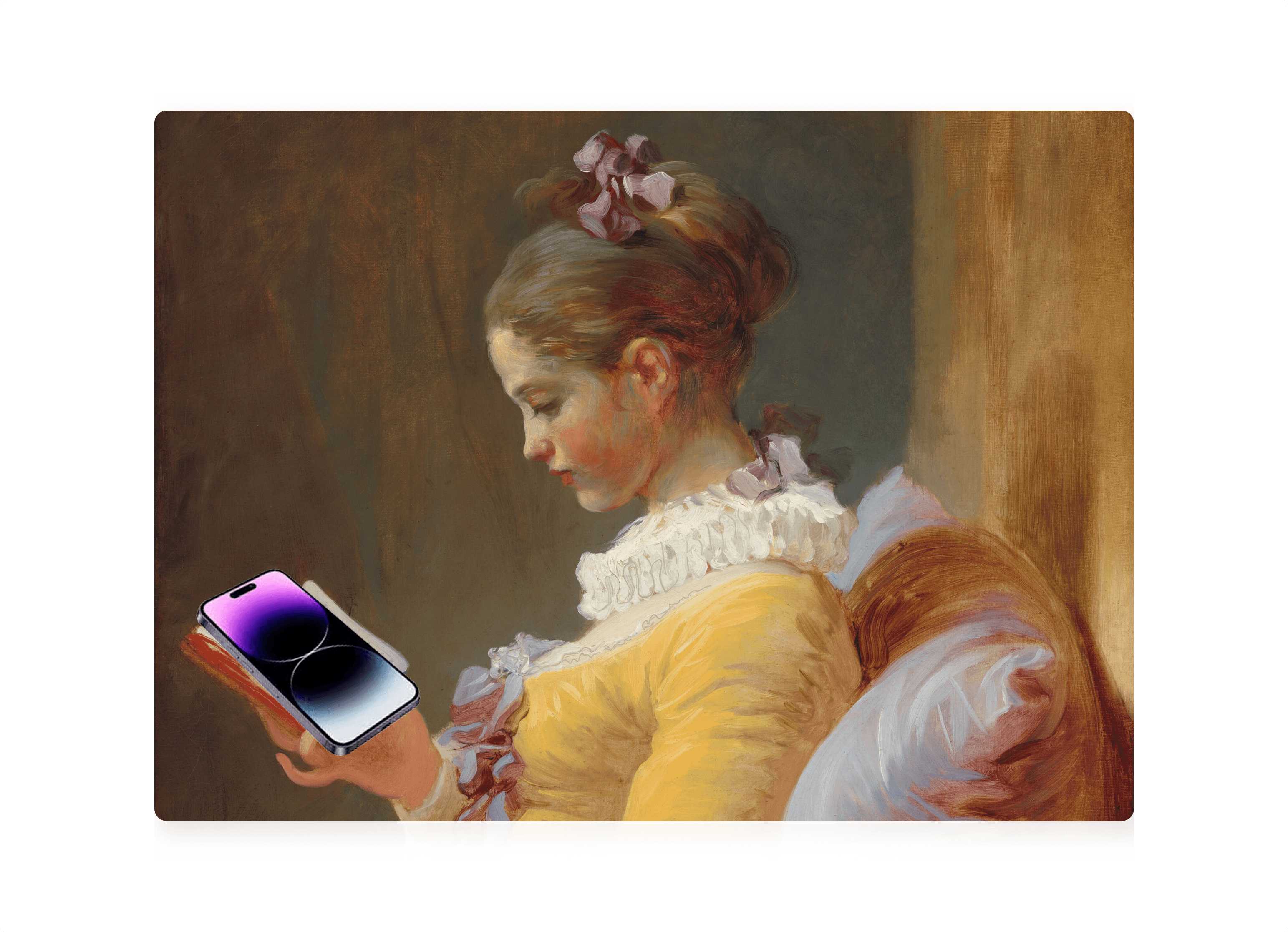 John Fragonard Paining remixed