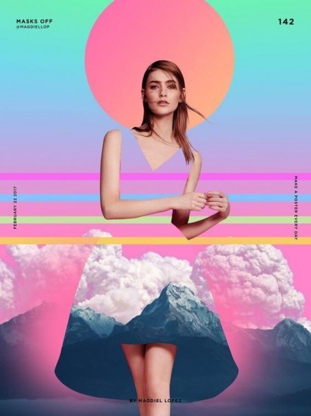 Using circles to highlight the subject