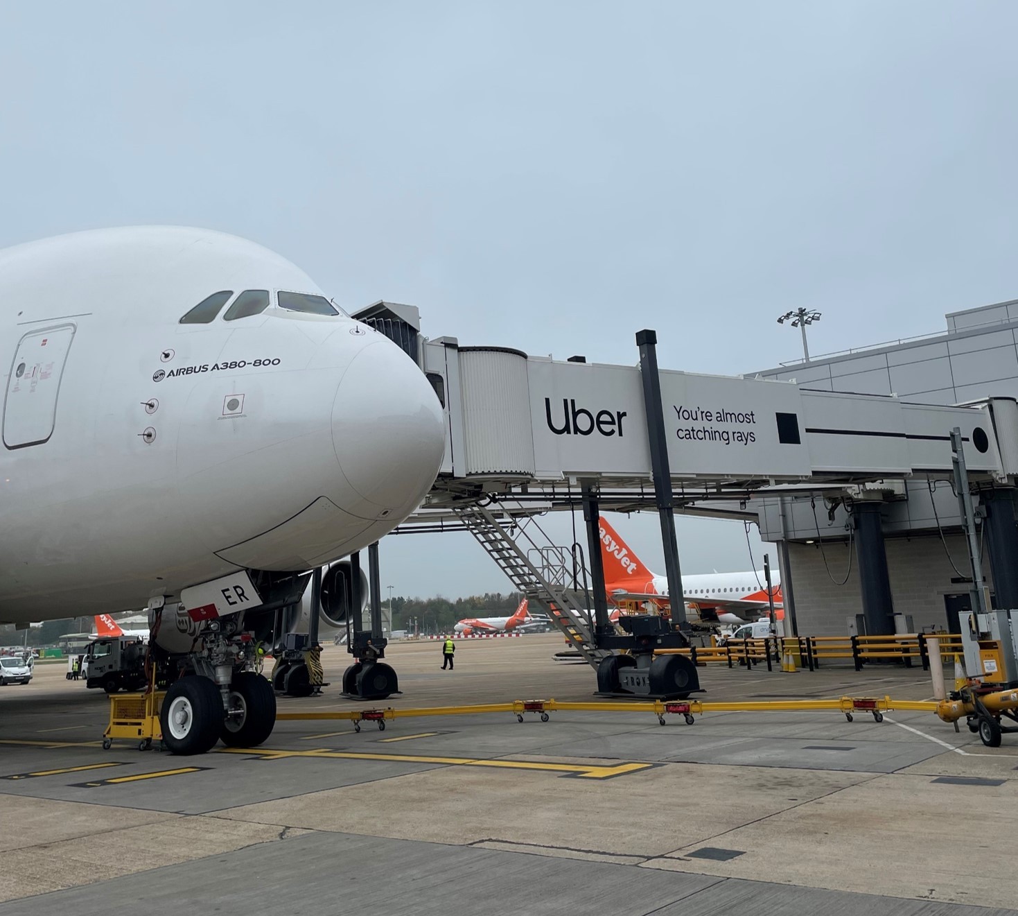 Uber Jetbridge at London Gatwick