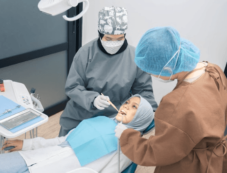 Dentist with his Patient