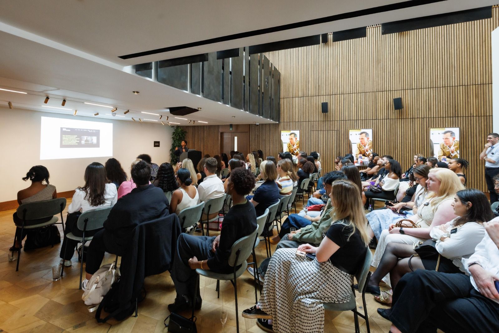 Audience watching a event
