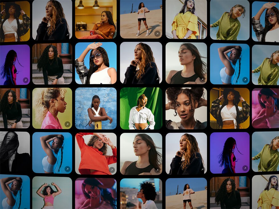 Capture d'écran du component Framer Infinite Drag Grid