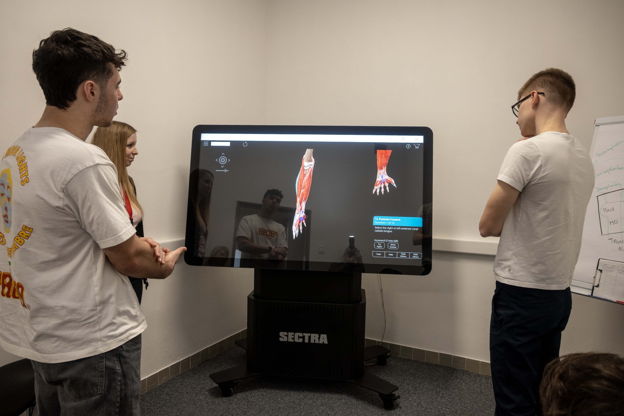 A virtual anatomy table at the UPJŠ Faculty of Medicine