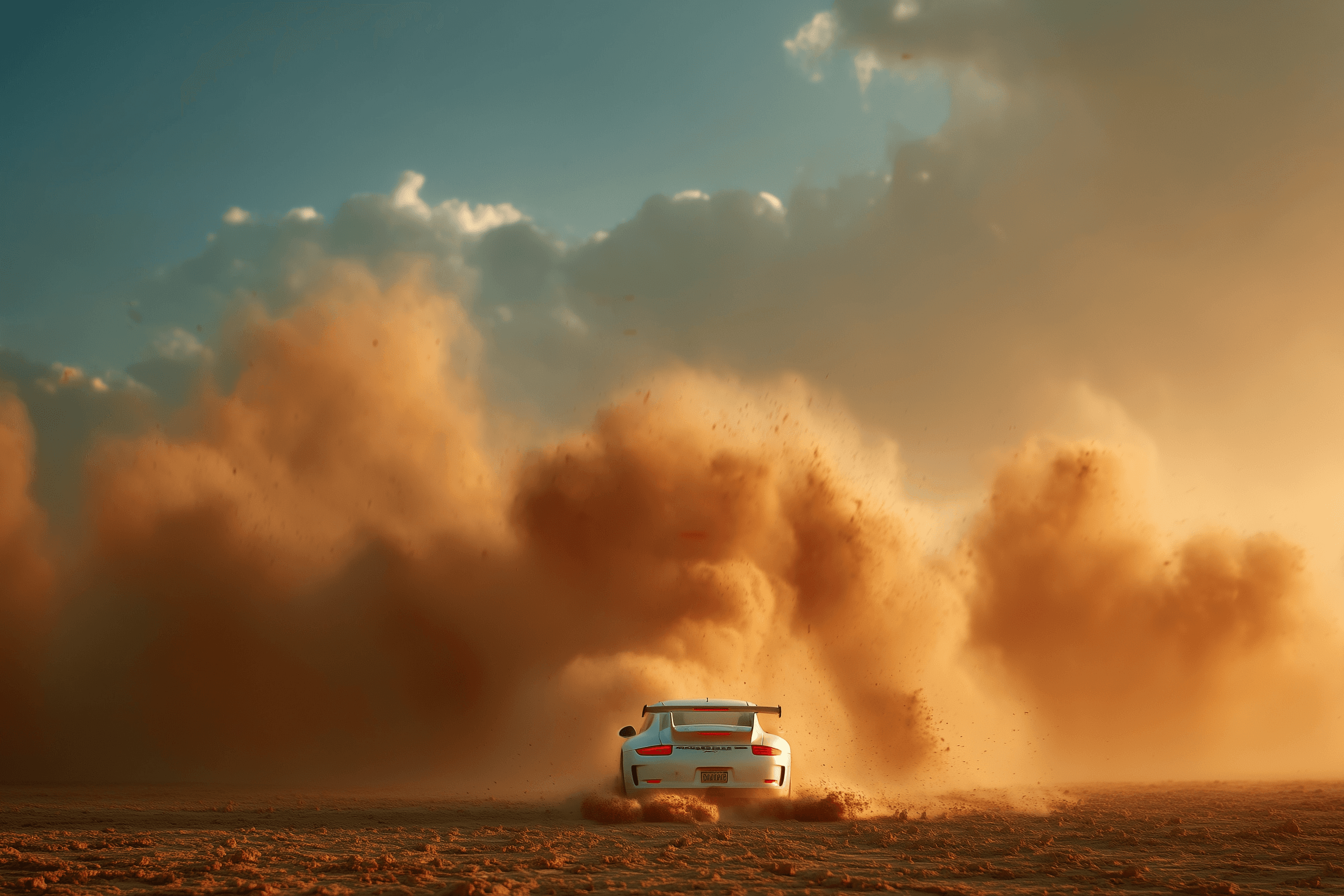 Image of a person in a landscape