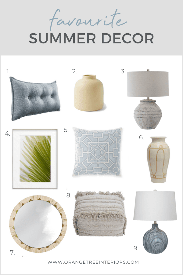 favourite summer home decor