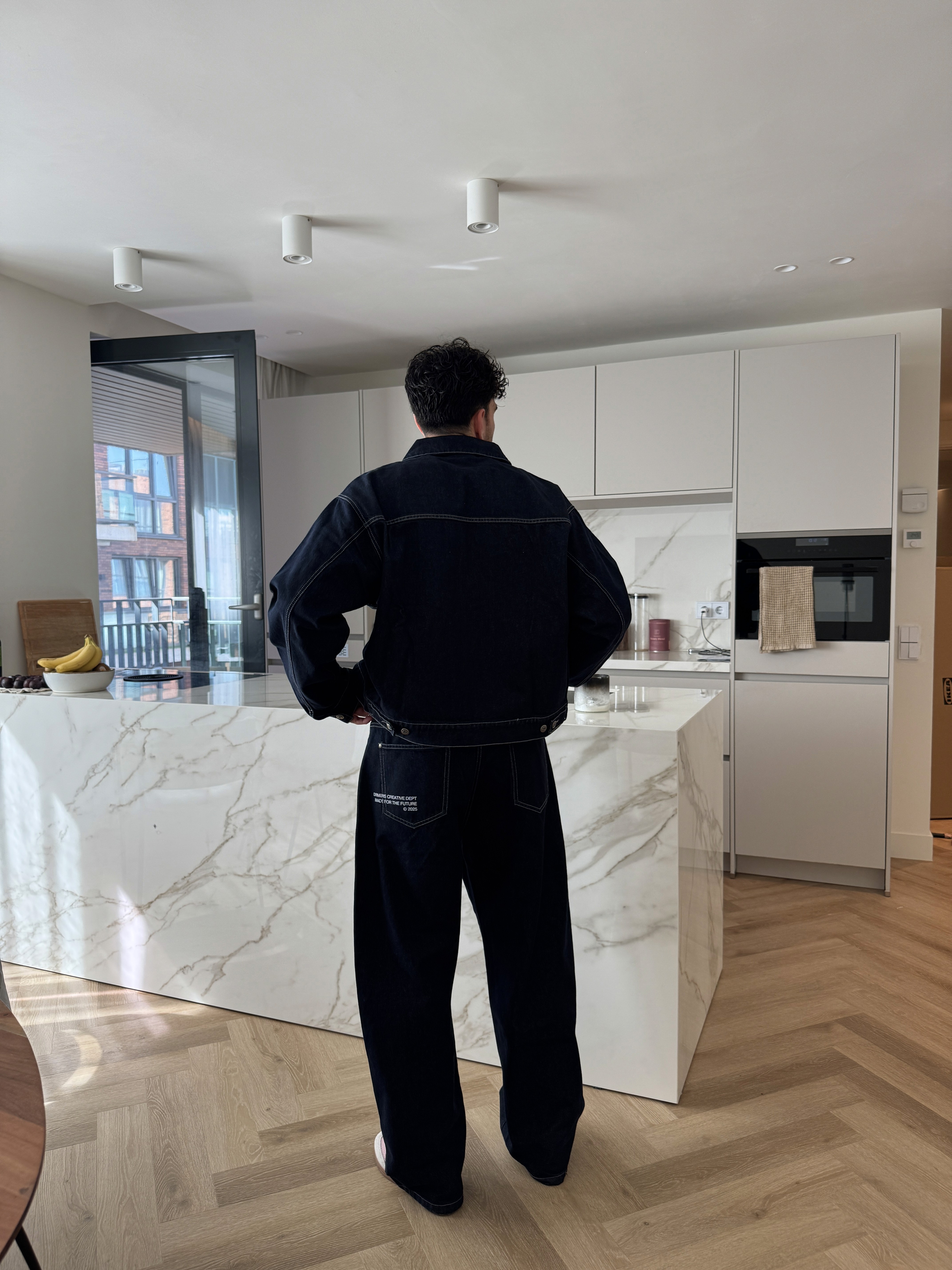 Batch.Works product catalogue book on a work top with a graphic printed image on the front