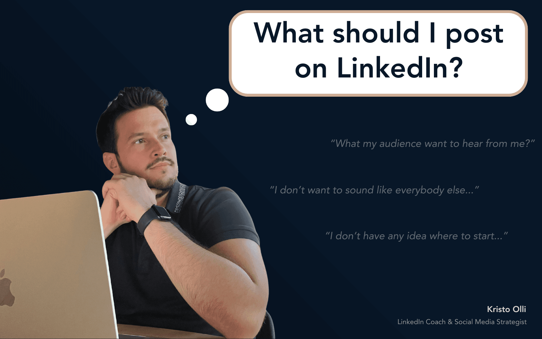 How I generate 30 LinkedIn post ideas in 60 seconds (without ChatGPT or any AI tools) by Kristo Olli