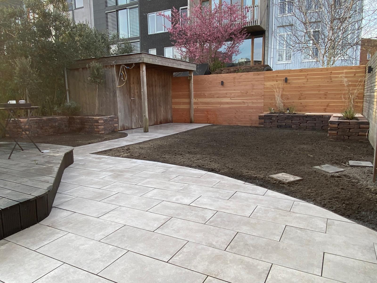 complete tuin renovatie before