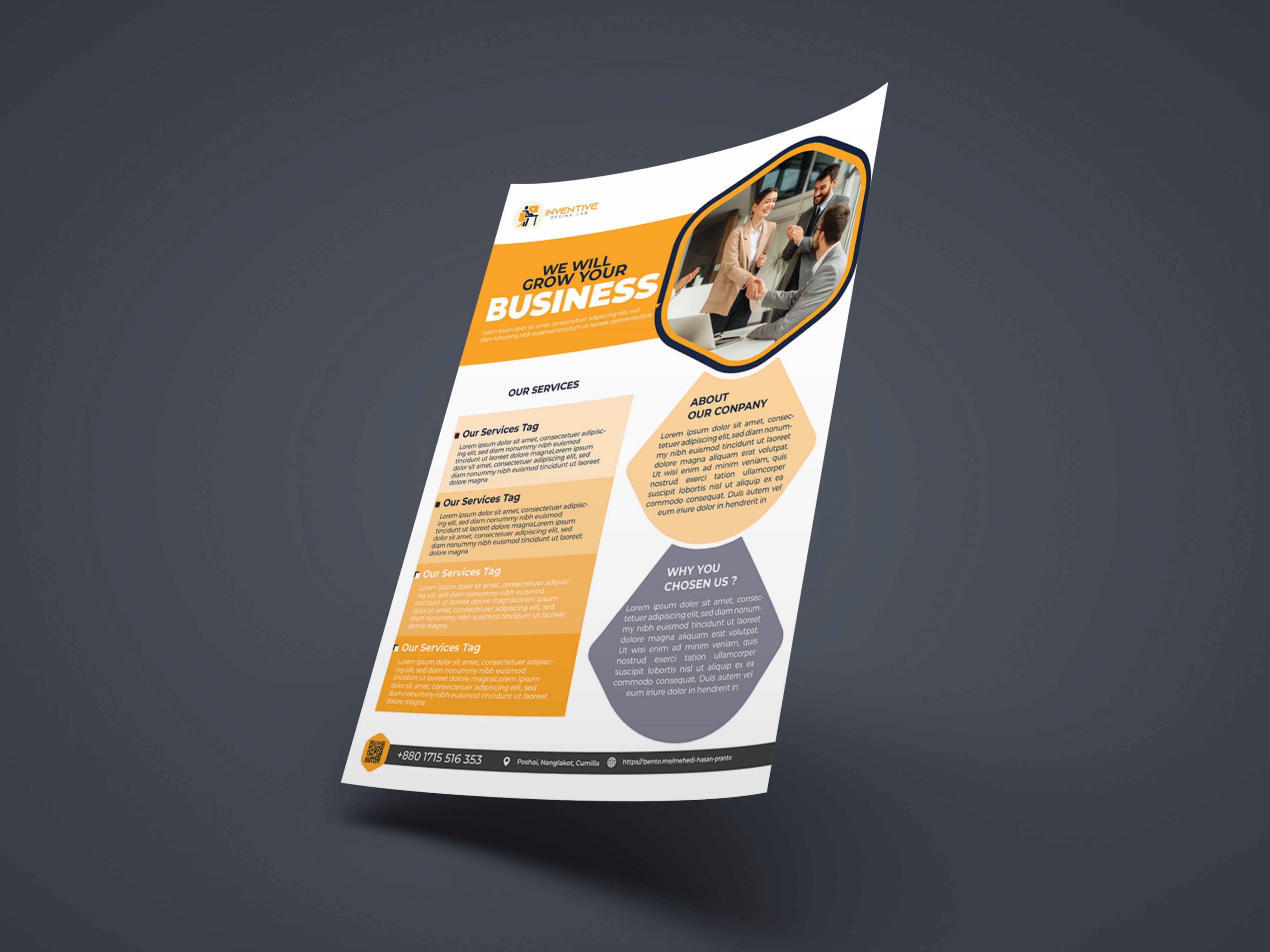 Flyer design by Mehedi Hasan Pranto