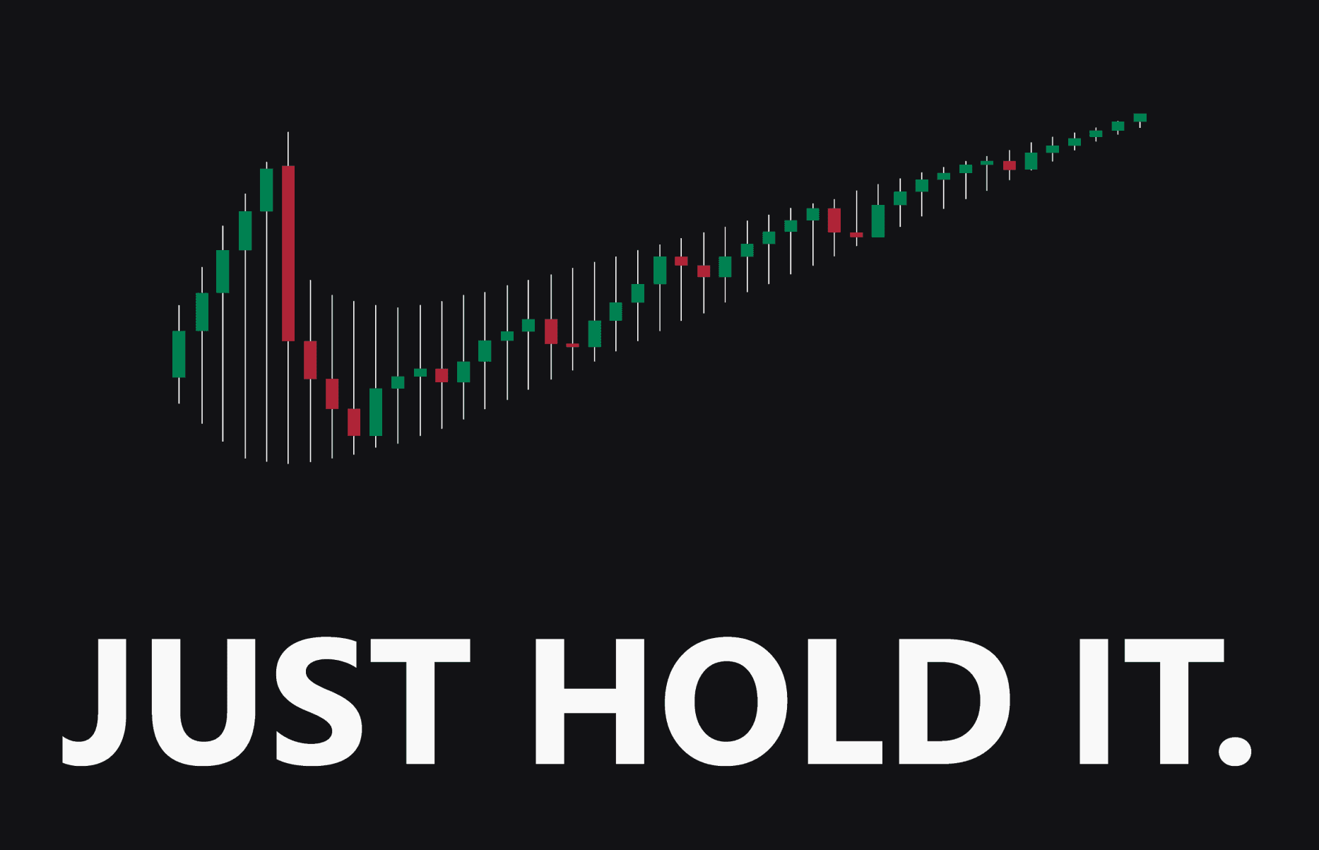 Hold crypto for over one year (HODL) meme