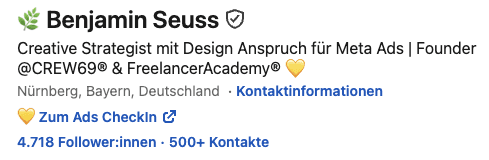 LinkedIn Titel