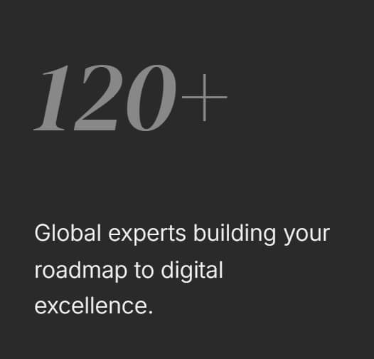 120+ experts