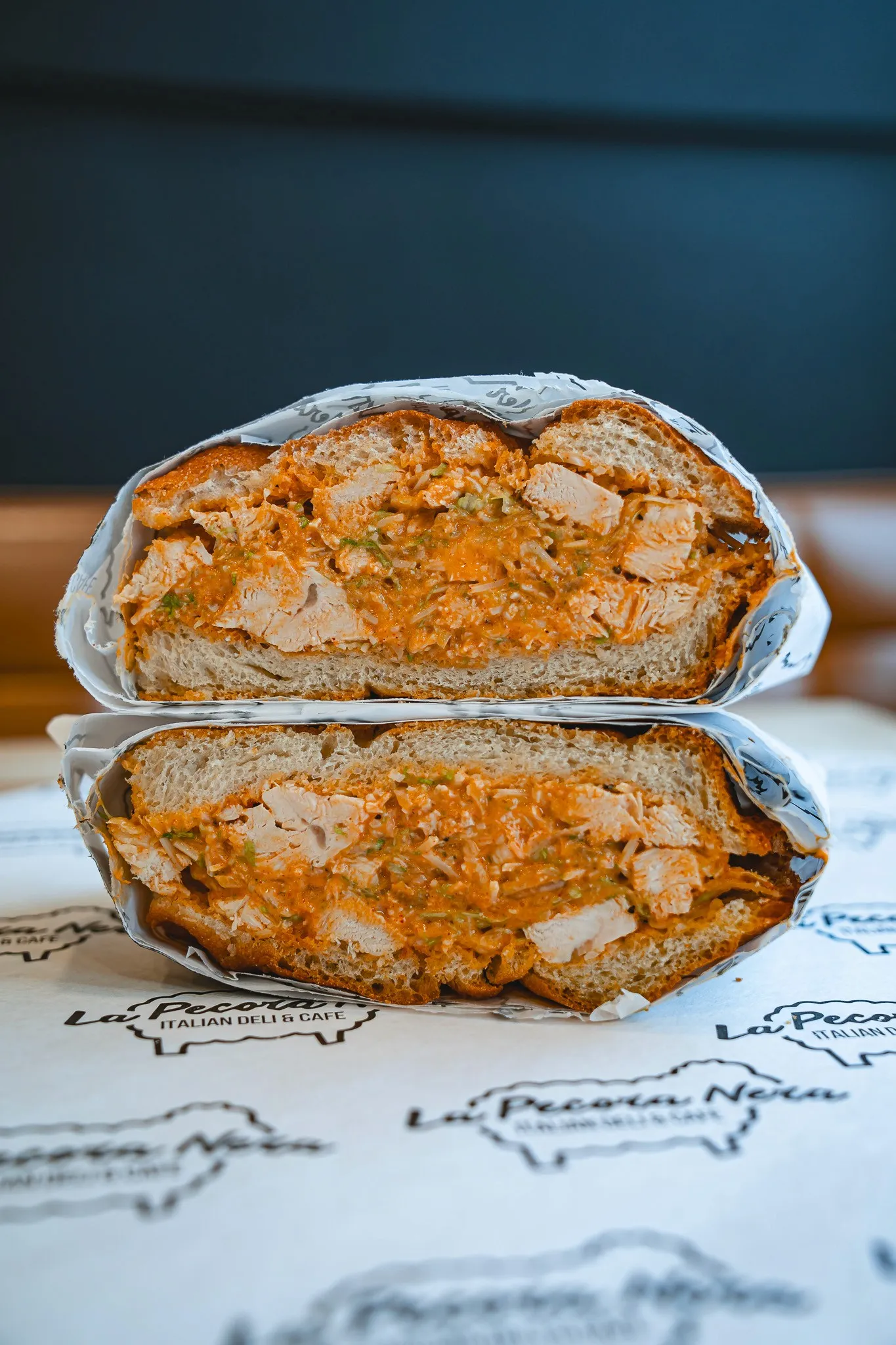 Seared scallops in a white plate