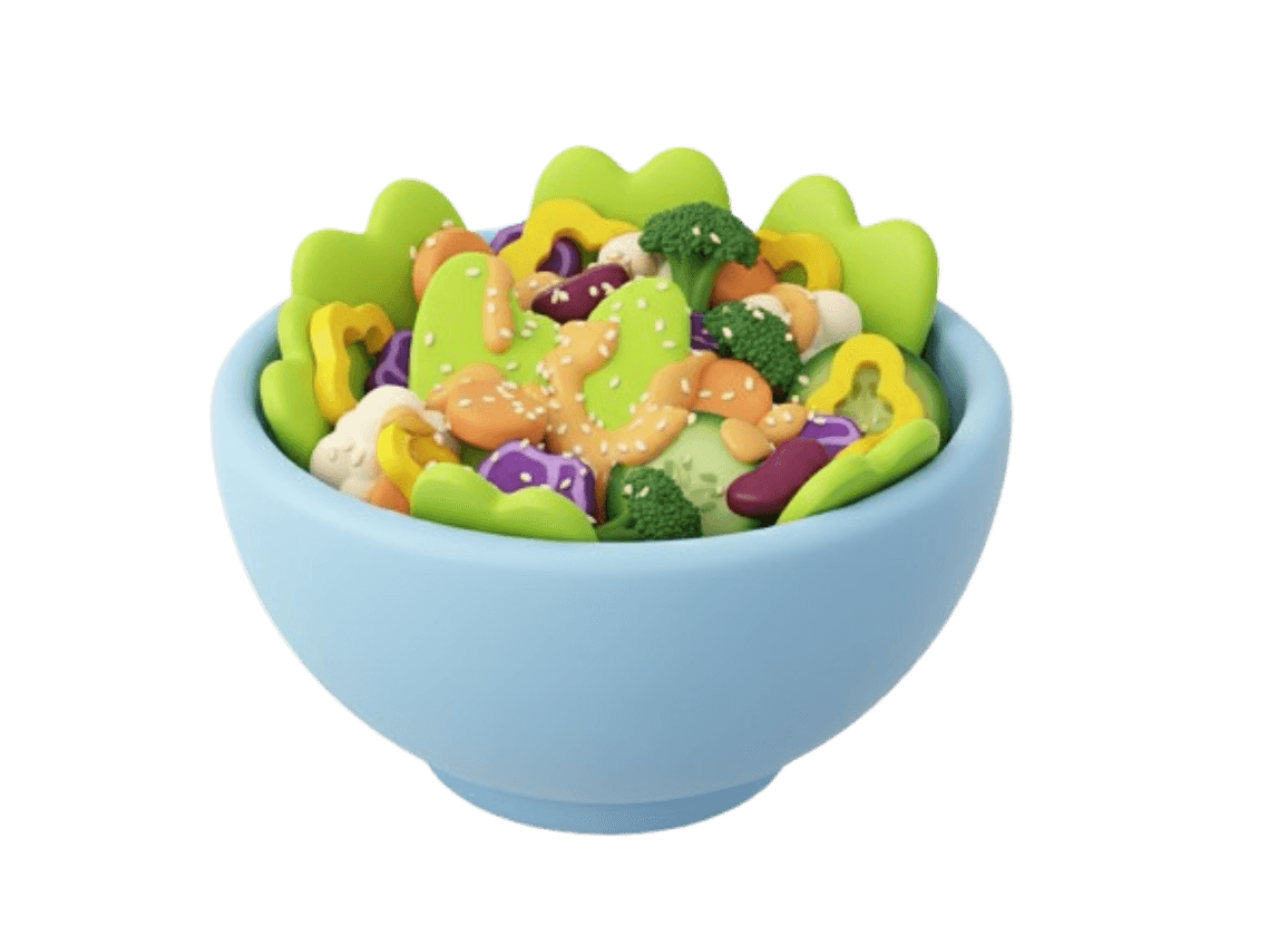 Korean Salad 3D Icon