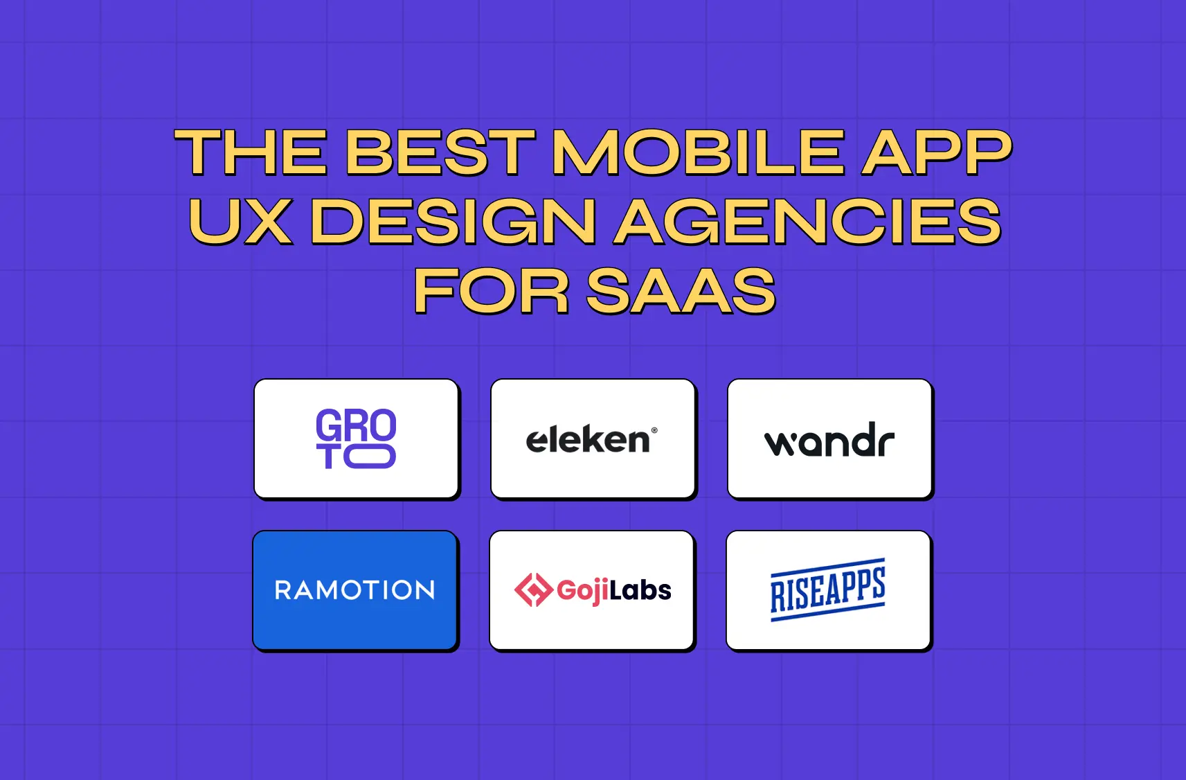 The Best Mobile App UX Design Agencies for SaaS in 2026 (Ranked by Product Fit, Not Brand Name)