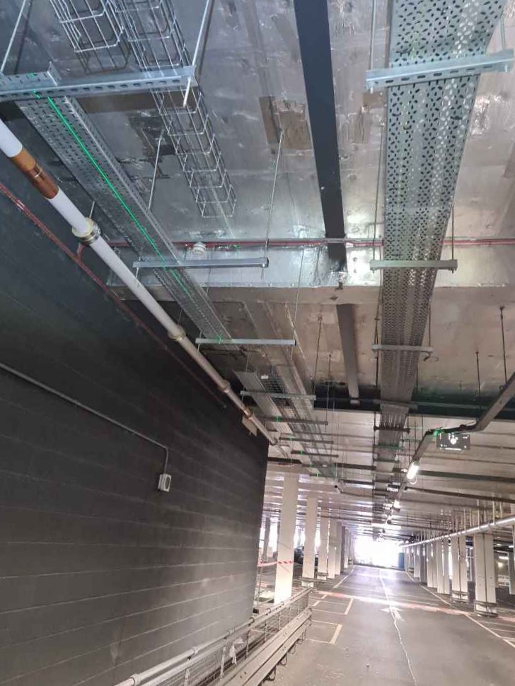 A commercial electrical installation completed by DPH